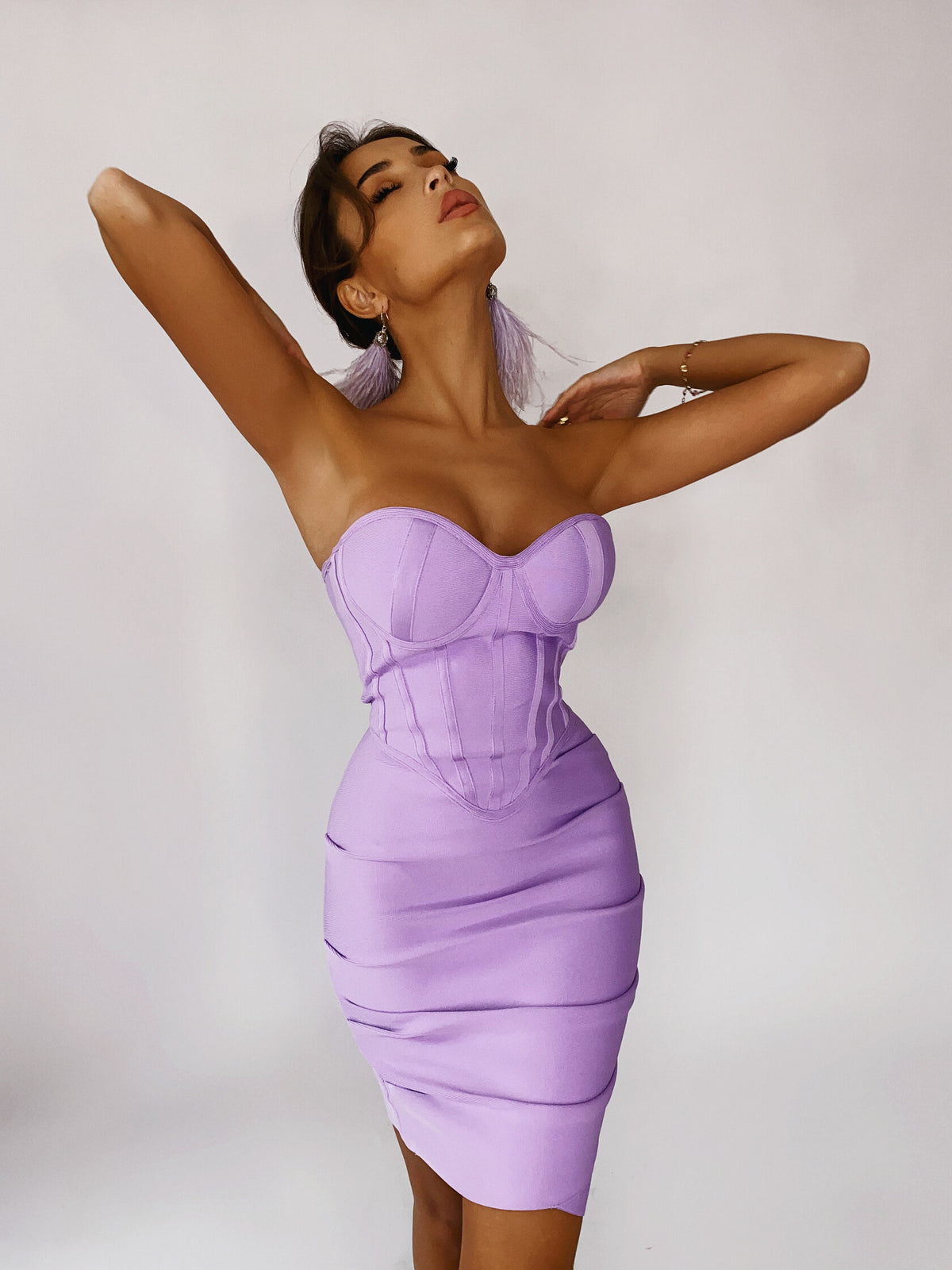 Lilac 2024 corset dress